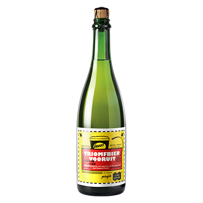 5410702001352 Triomfbier Vooruit<sup>1</sup> - 75cl Biologish Bier met nagisting in de fles (controle BE-BIO-01)