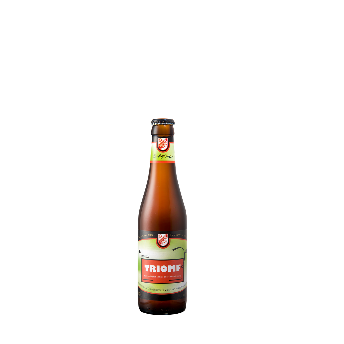 5410702001352 Triomfbier Vooruit 75cl - Official HD bottle packshot Dupont Brewery